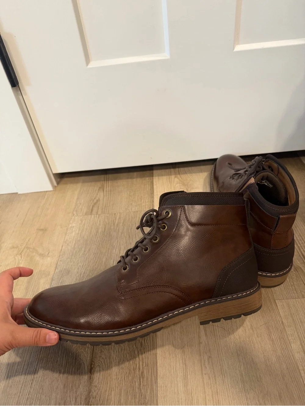 Steve Madden Men's Brown Leather Chukka Boots Size 13